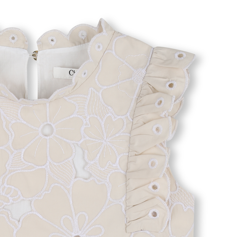 T-SHIRT MET BLOEMENBORDUURSEL CHLOE 
                        GIRL