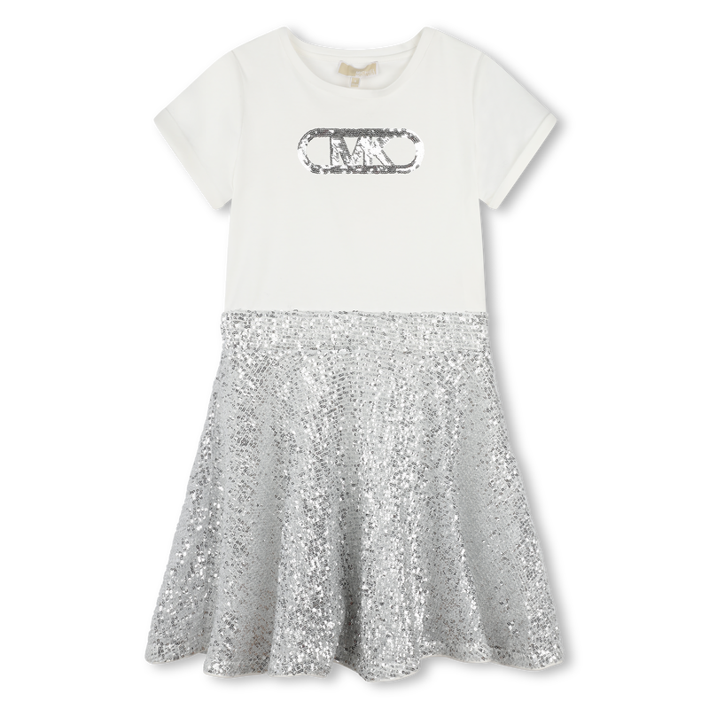 Jurk uit 2 materialen MICHAEL KORS 
                        GIRL