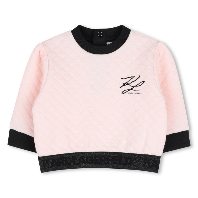 Sweat- en rokset KARL LAGERFELD KIDS 
                        MEISJE