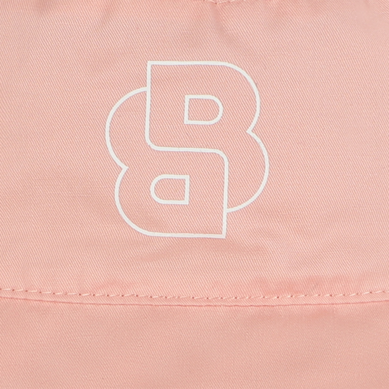 Katoenen hoedje met ruches BOSS 
                        GIRL