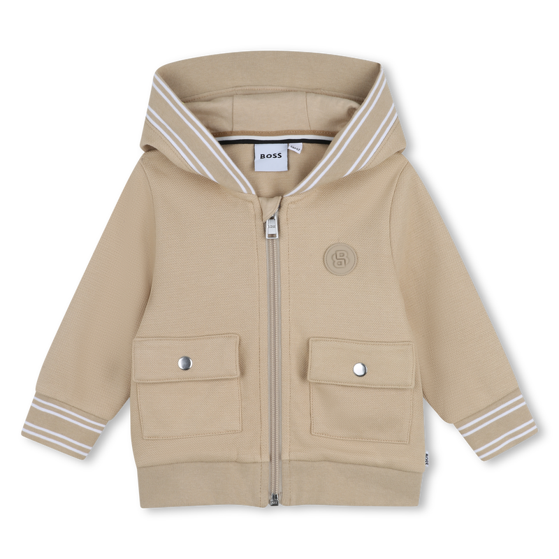 HOODIE MET RITS BOSS 
                        BOY