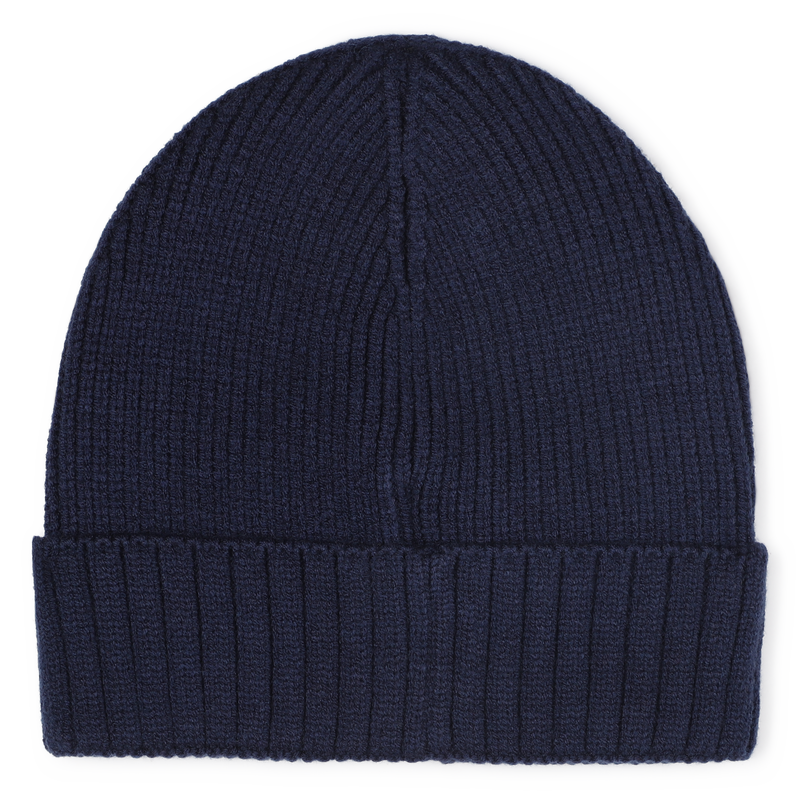 Gebreide muts met logo BOSS 
                        BOY