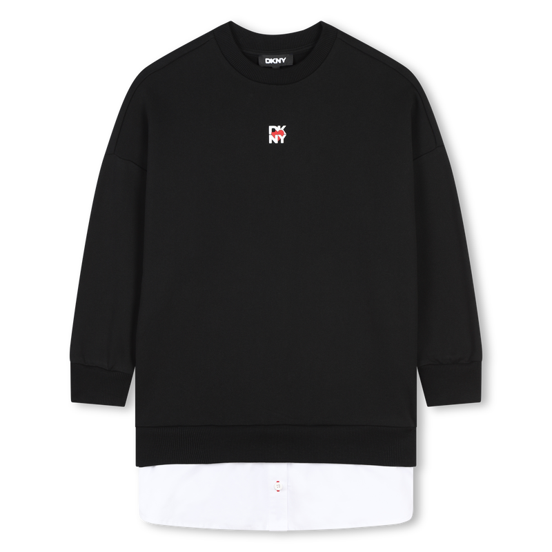 Jurk met lange mouwen DKNY 
                        GIRL