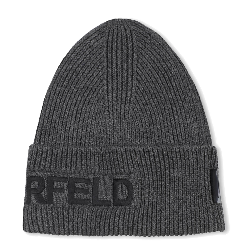 Gebreide muts + nekwarmer set KARL LAGERFELD KIDS 
                        BOY