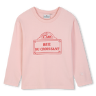 T-shirt met lange mouwen KIDS AROUND 
                    GIRL