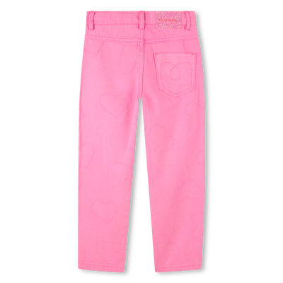 Twill broek met hartjes BILLIEBLUSH GIRL