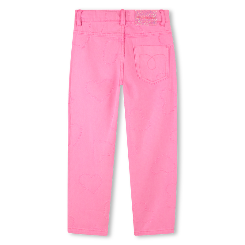 Twill broek met hartjes BILLIEBLUSH 
                        GIRL