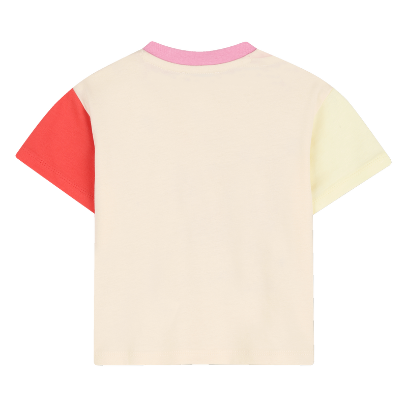 T-SHIRT MET GLANZENDE PRINT KENZO KIDS 
                        GIRL