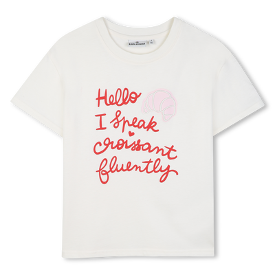 T-shirt met korte mouwen KIDS AROUND GIRL