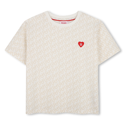 T-shirt met korte mouwen HUGO MEISJE