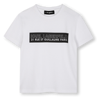 T-shirt met korte mouwen, WIT, hi-res