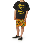 Bermuda van katoensatijn KENZO KIDS 
                    JONGEN
