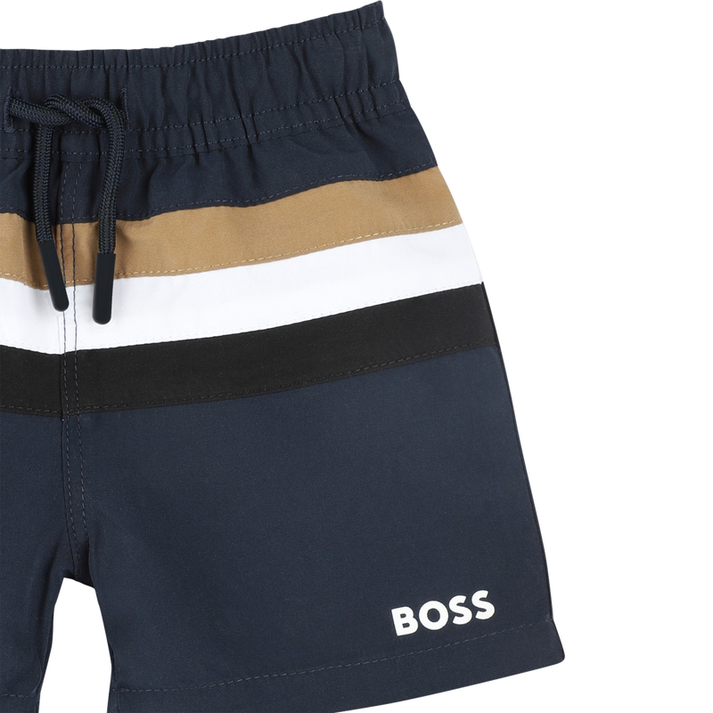 Gestreepte zwemshort BOSS 
                        BOY