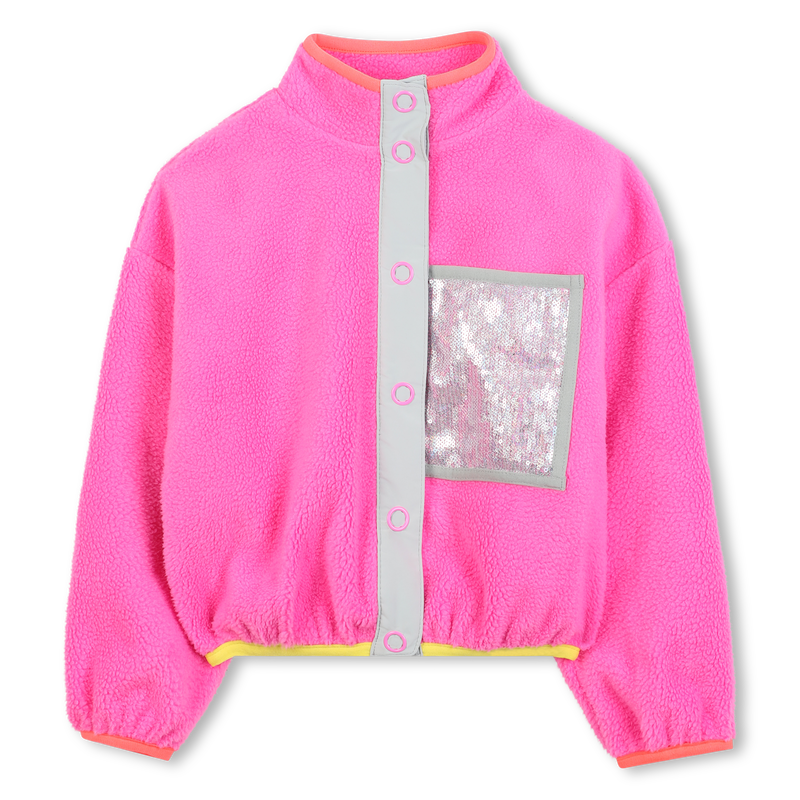 Vest van pluche stof BILLIEBLUSH 
                        GIRL