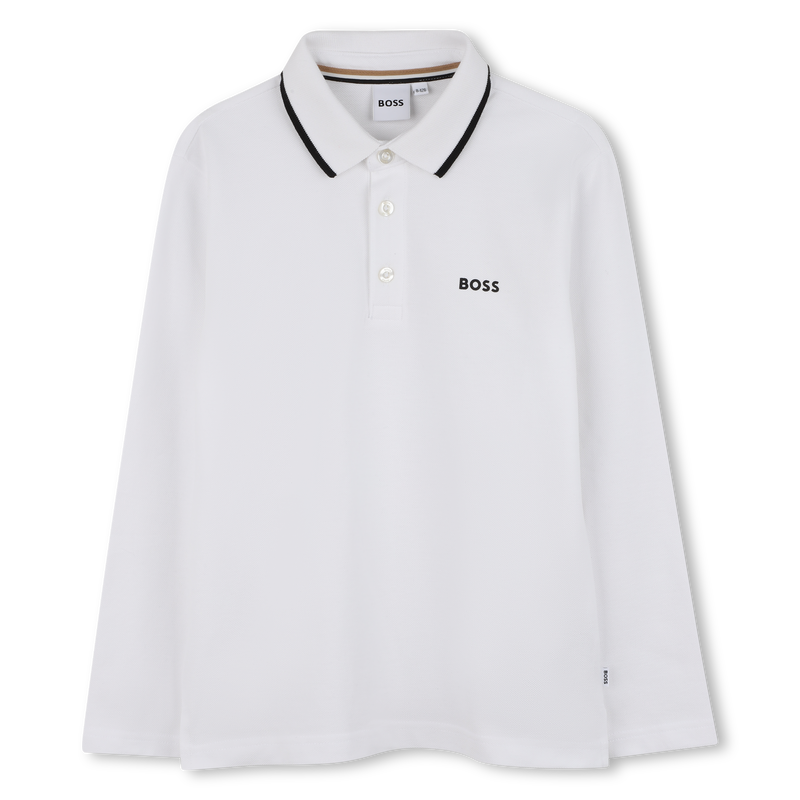 Poloshirt met lange mouwen BOSS 
                        BOY