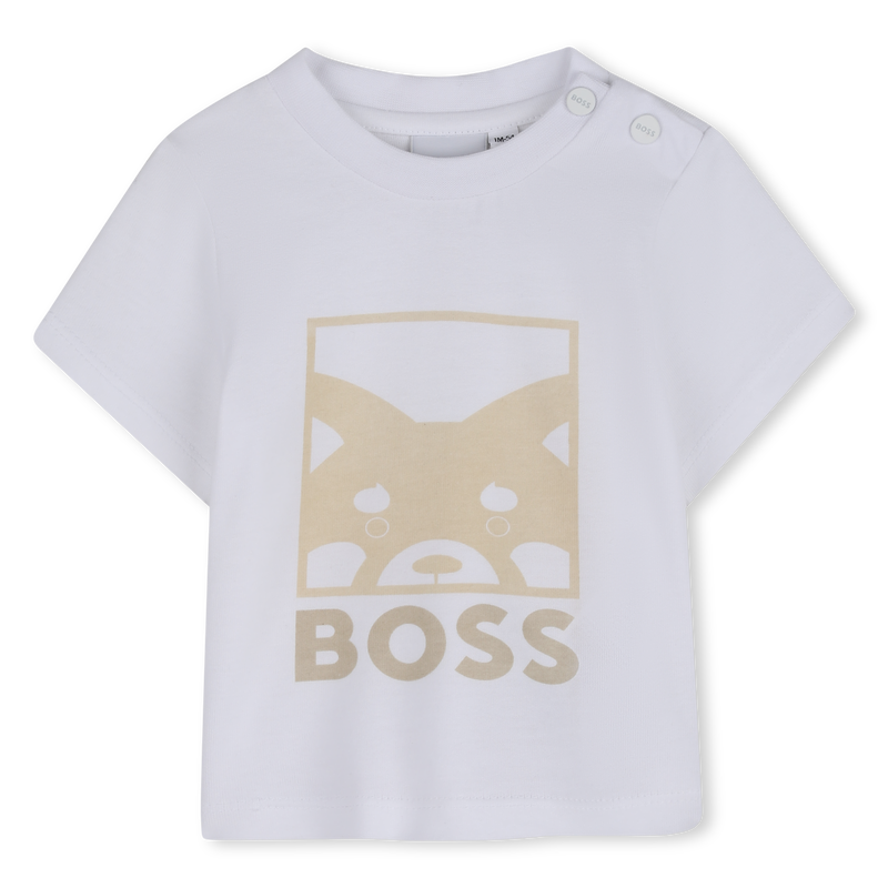 T-SHIRT MET KORTE MOUWEN BOSS 
                        BOY