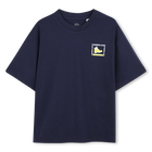 T-shirt met korte mouwen, MARINE, hi-res