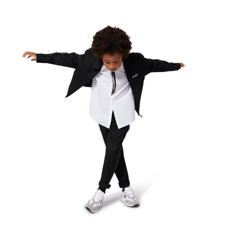 Lage sneakers met veters KARL LAGERFELD KIDS 
                        BOY