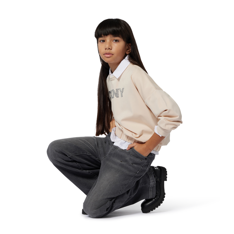 Broek met verstelbare tailleband DKNY 
                        GIRL