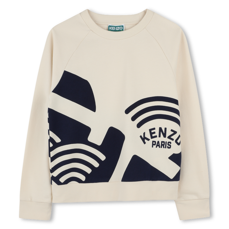 Fleece sweater van katoen KENZO KIDS 
                        BOY