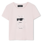 T-shirt met korte mouwen KARL LAGERFELD KIDS 
                    GIRL
