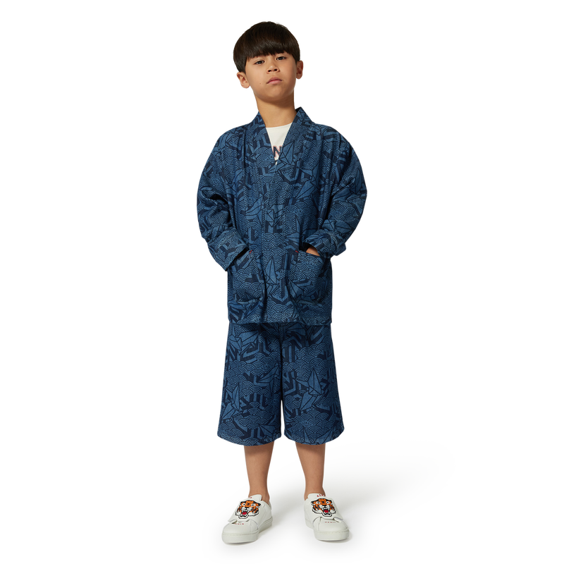 Spijkerjasje met print KENZO KIDS 
                        UNISEX