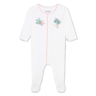 Katoenen pyjama met drukknopen KENZO KIDS GIRL