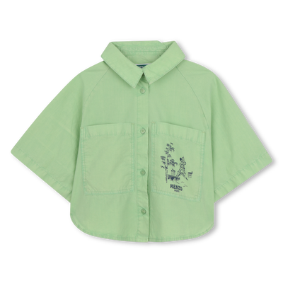 POPLIN OVERHEMD KENZO KIDS GIRL