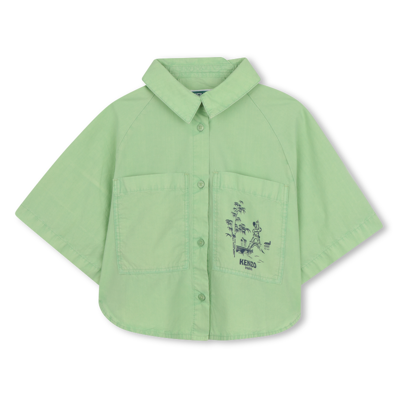 POPLIN OVERHEMD KENZO KIDS 
                        GIRL