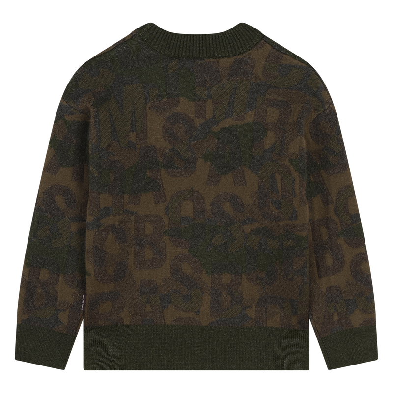 Trui met ingeweven motief MARC JACOBS 
                        UNISEX