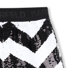 Korte broek met visgraatmotief KARL LAGERFELD KIDS 
                    GIRL