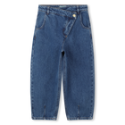 Asymmetrische denim broek KENZO KIDS 
                    GIRL
