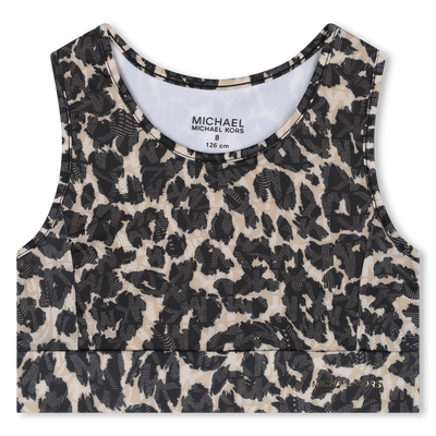 Topje met luipaardprint MICHAEL KORS GIRL