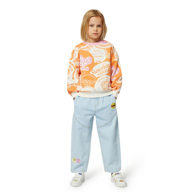 Fleece sweater KENZO KIDS GIRL