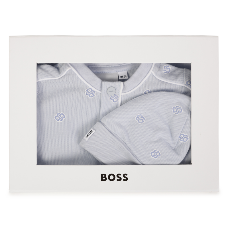 Pyjama en muts met print BOSS 
                        BOY
