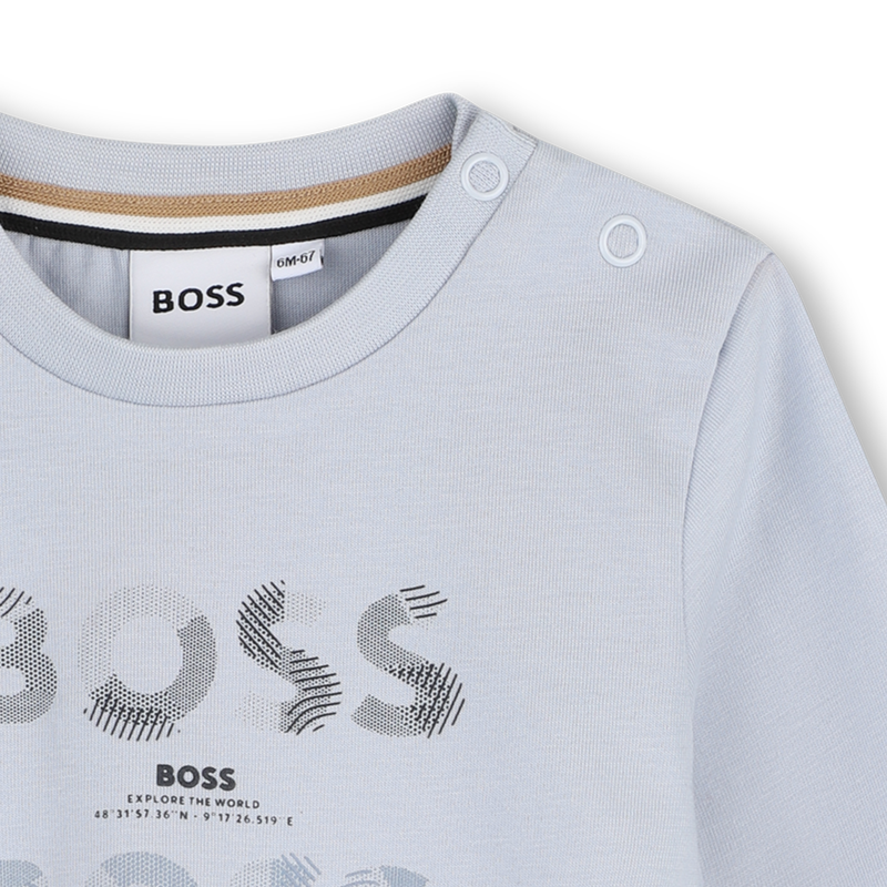 T-shirt met lange mouwen BOSS 
                        BOY