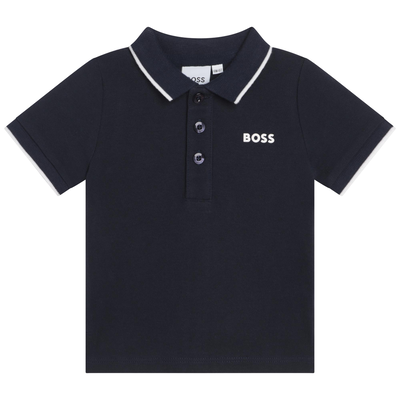 POLOSHIRT MET KORTE MOUWEN BOSS BOY