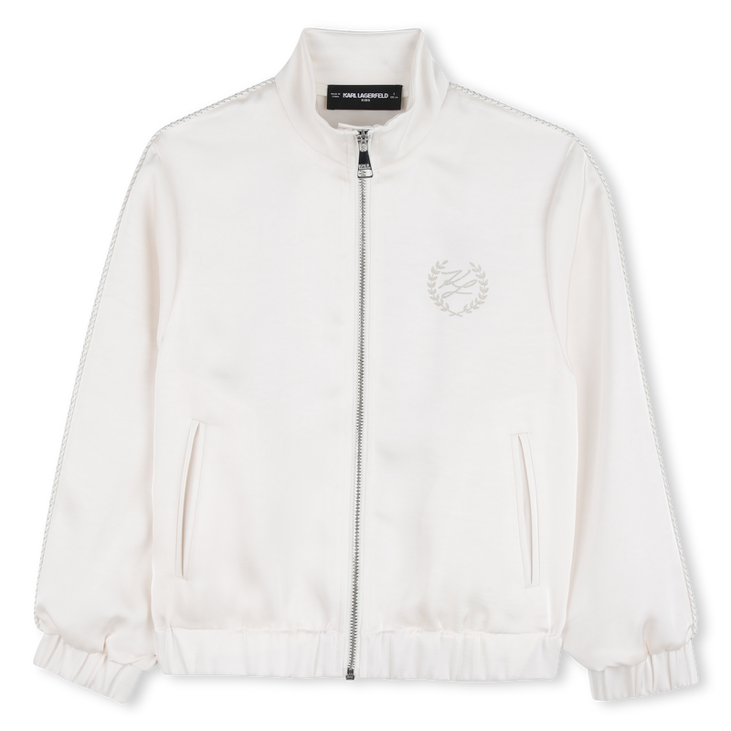 HOODIE MET RITS KARL LAGERFELD KIDS 
                        GIRL