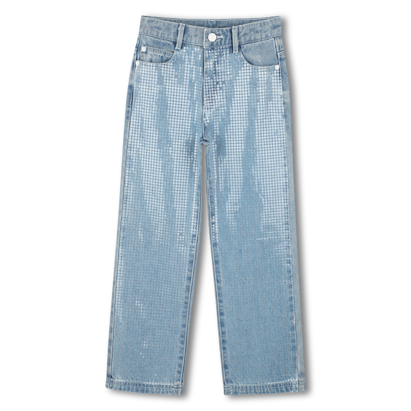 Jeans met lovertjes DKNY 
                        GIRL