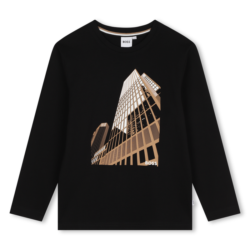 T-shirt met lange mouwen BOSS 
                        BOY