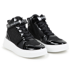 Hoge lederen sneakers KARL LAGERFELD KIDS 
                    GIRL