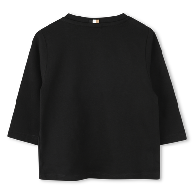 T-shirt met verticaal logo BOSS BOY