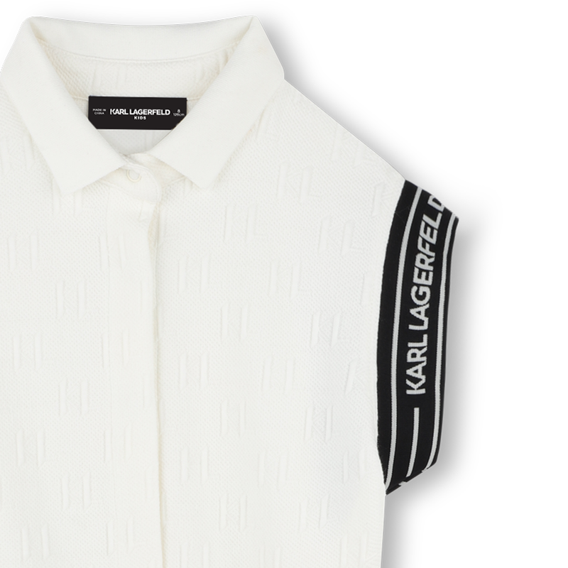 Jumpsuit met korte mouwen KARL LAGERFELD KIDS 
                        GIRL