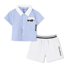 OVERHEMD + KORTE SET KARL LAGERFELD KIDS 
                    BOY