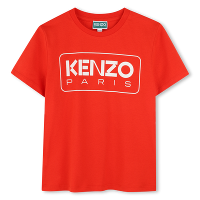 Katoenen T-shirt, korte mouwen KENZO KIDS BOY