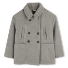 Wollen stoffen jas DKNY 
                    GIRL