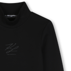 T-shirt met lange mouwen KARL LAGERFELD KIDS 
                    GIRL