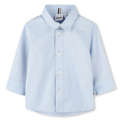 Katoenen overhemd lange mouwen BOSS BOY