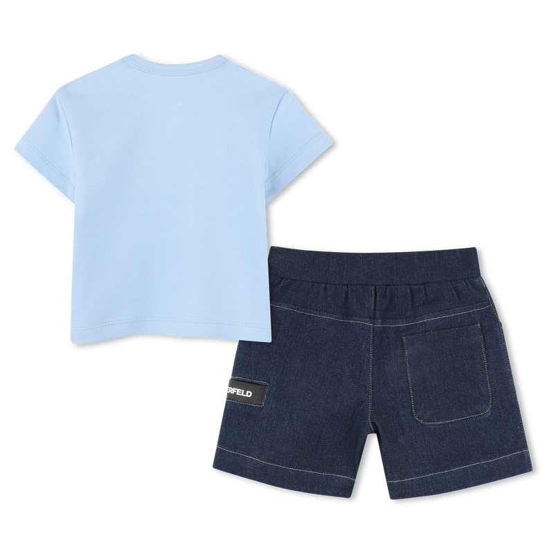 T-SHIRT+SHORT KARL LAGERFELD KIDS 
                        BOY