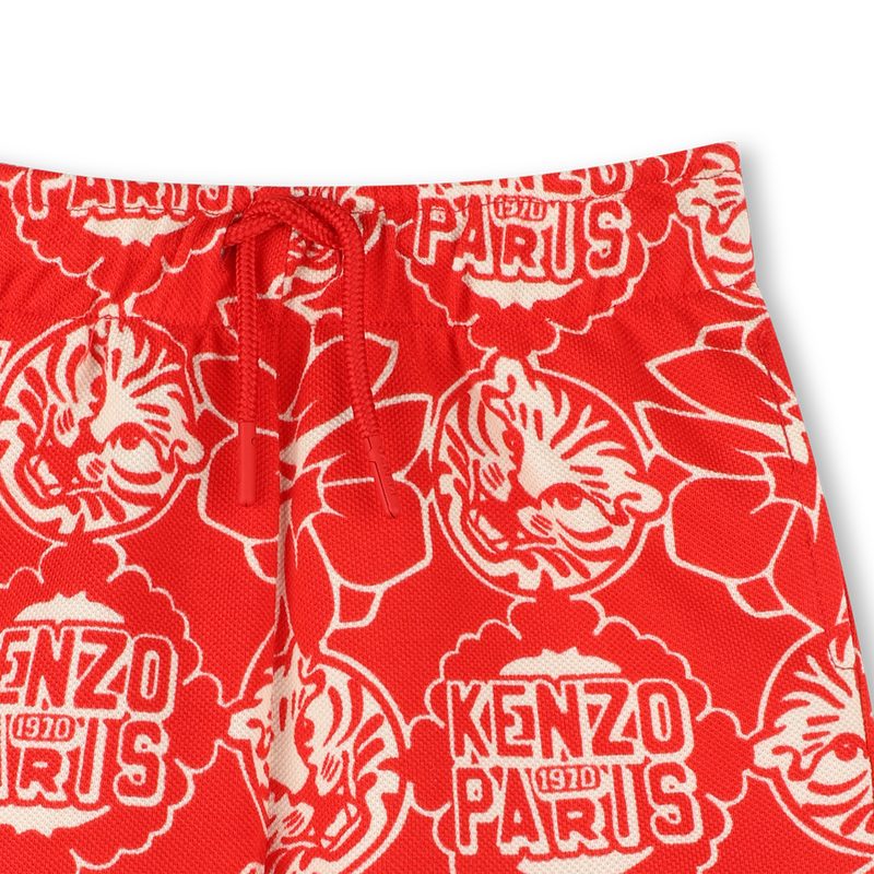 Katoenen bermuda met print KENZO KIDS 
                        BOY